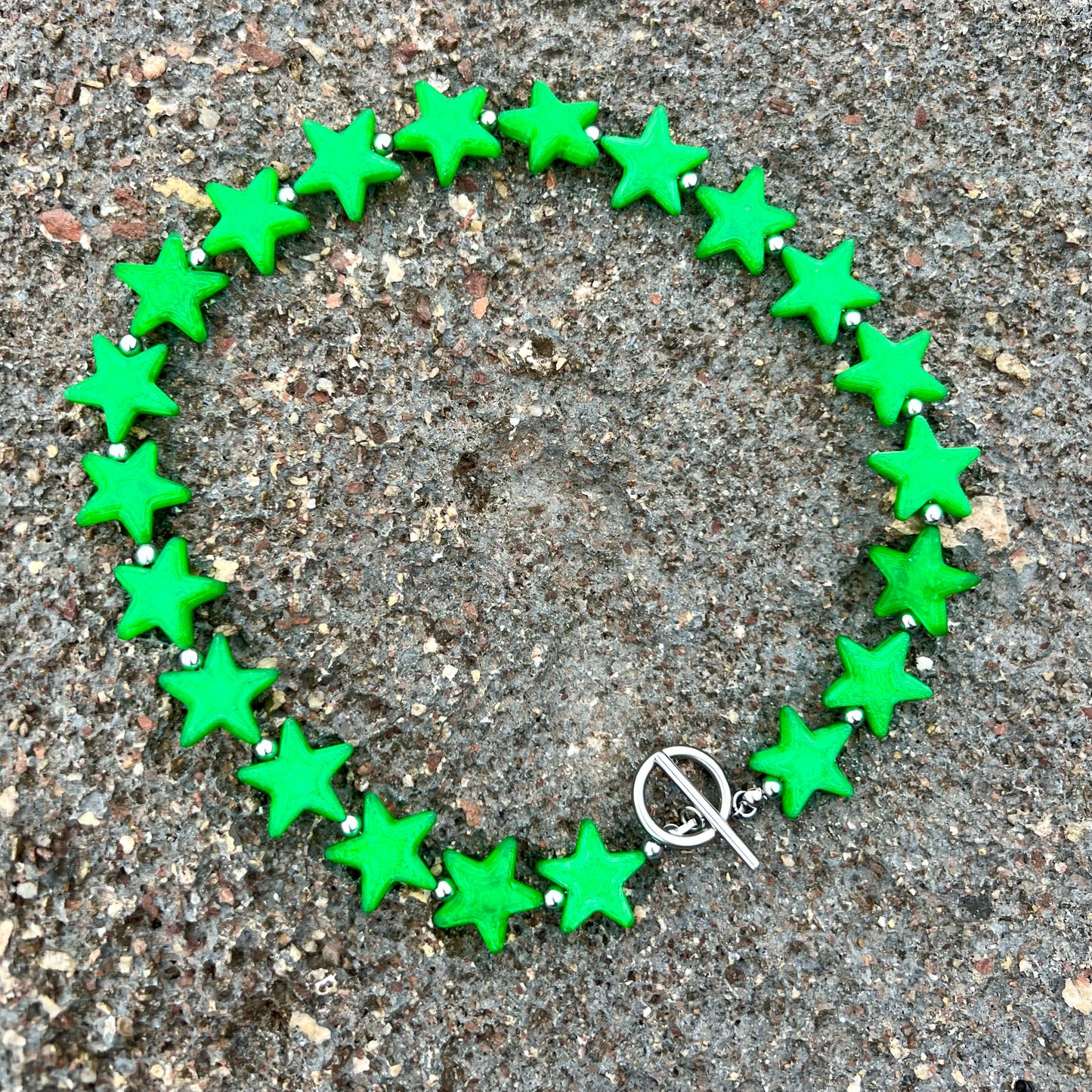 collana - stardust green