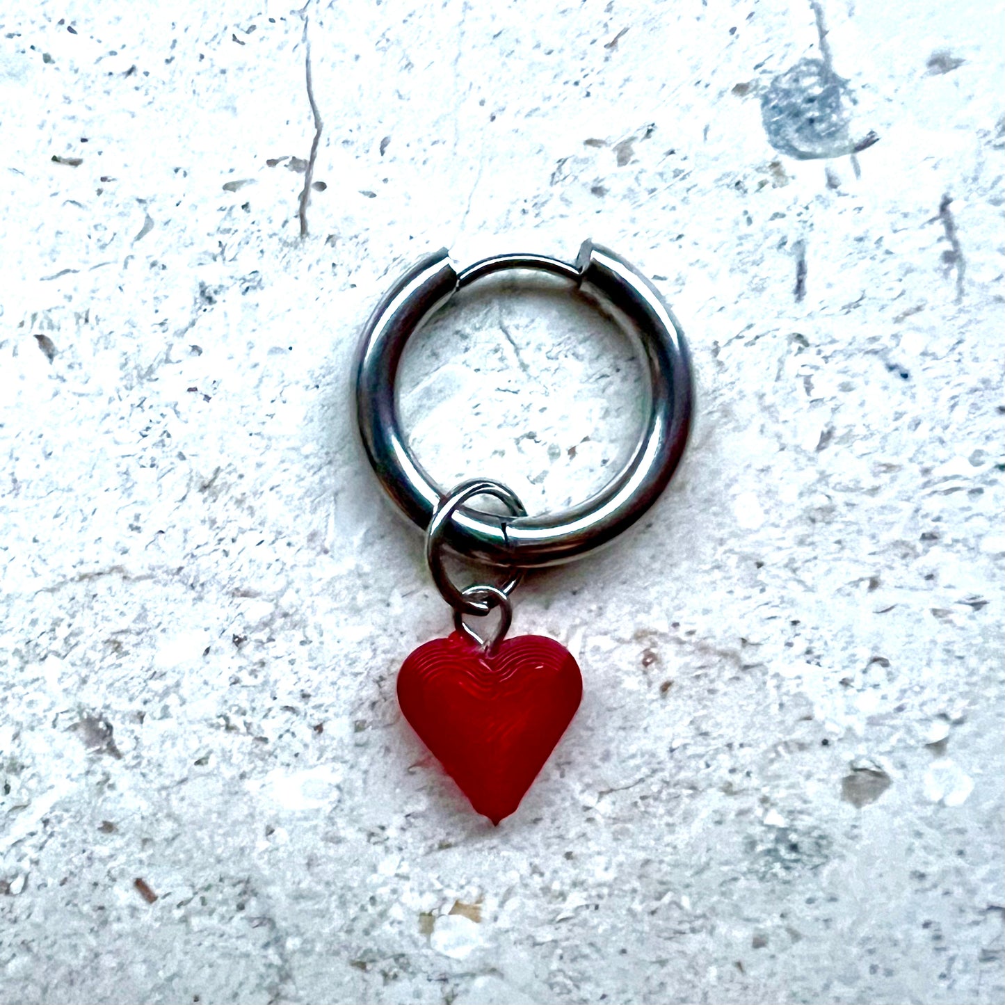 Orecchini Red Full HeartÂ